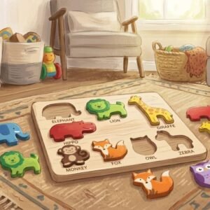 Wooden Animal Shape Puzzle