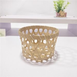 Bamboo Perforated Utility Baskets (Bulk Cylindrical)