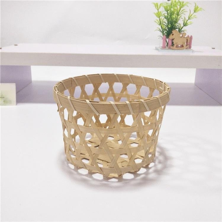 Bamboo Perforated Utility Baskets (Bulk Cylindrical)