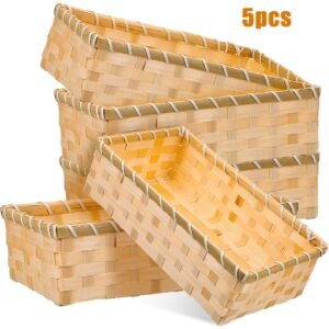 Bamboo Utility Basket Set (5 pcs)