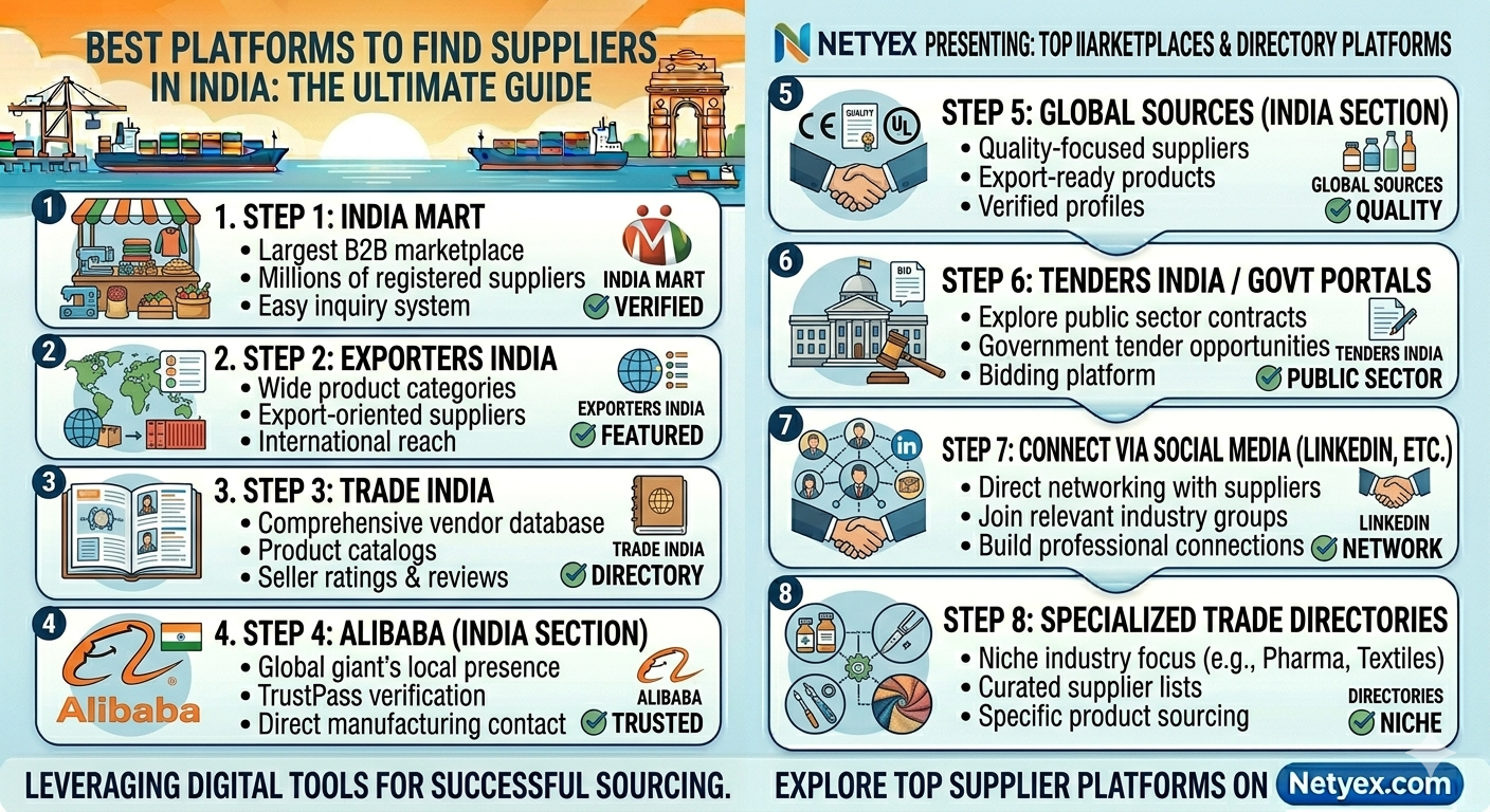 Best Platforms to Find Suppliers in India
