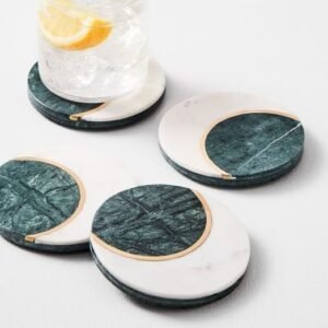 Dual-Tone Marble Coaster Collection