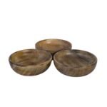 Handcrafted Mango Wood Bowl – Multipurpose Wooden Bowl for Snacks, Dry Fruits & Candle Making
