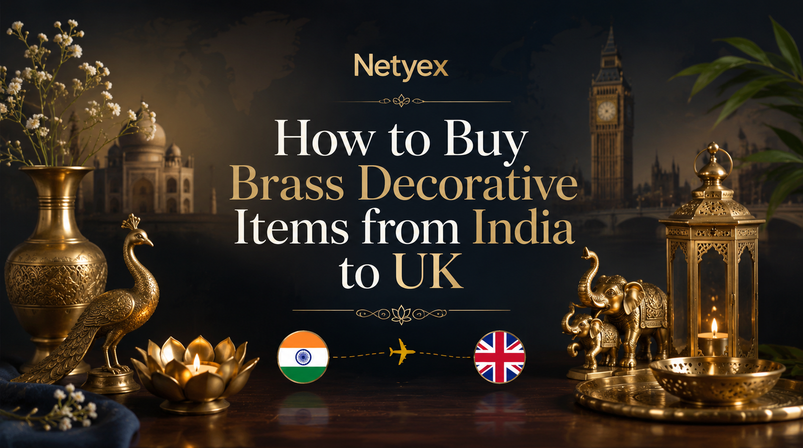 How to Buy Brass Decorative Items from India to UK