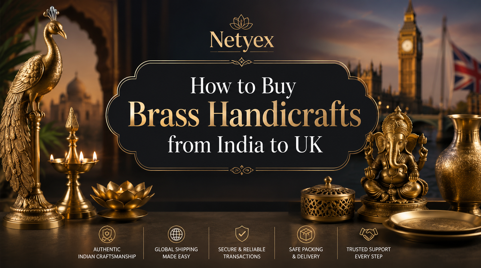 How to Buy Brass Handicrafts from India to UK