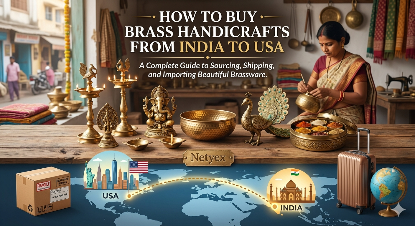 How to Buy Brass Handicrafts from India to USA