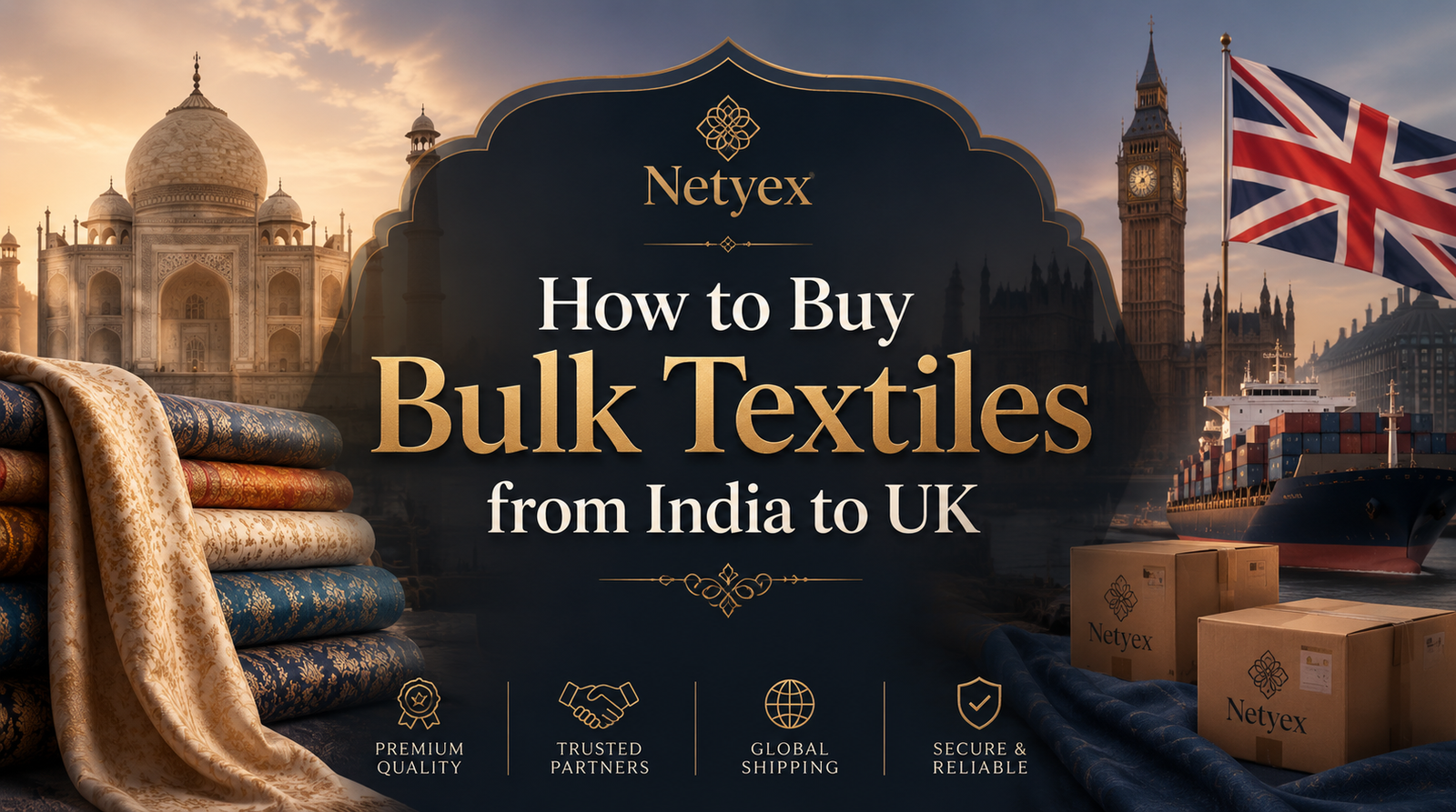 How to Buy Bulk Textiles from India to UK