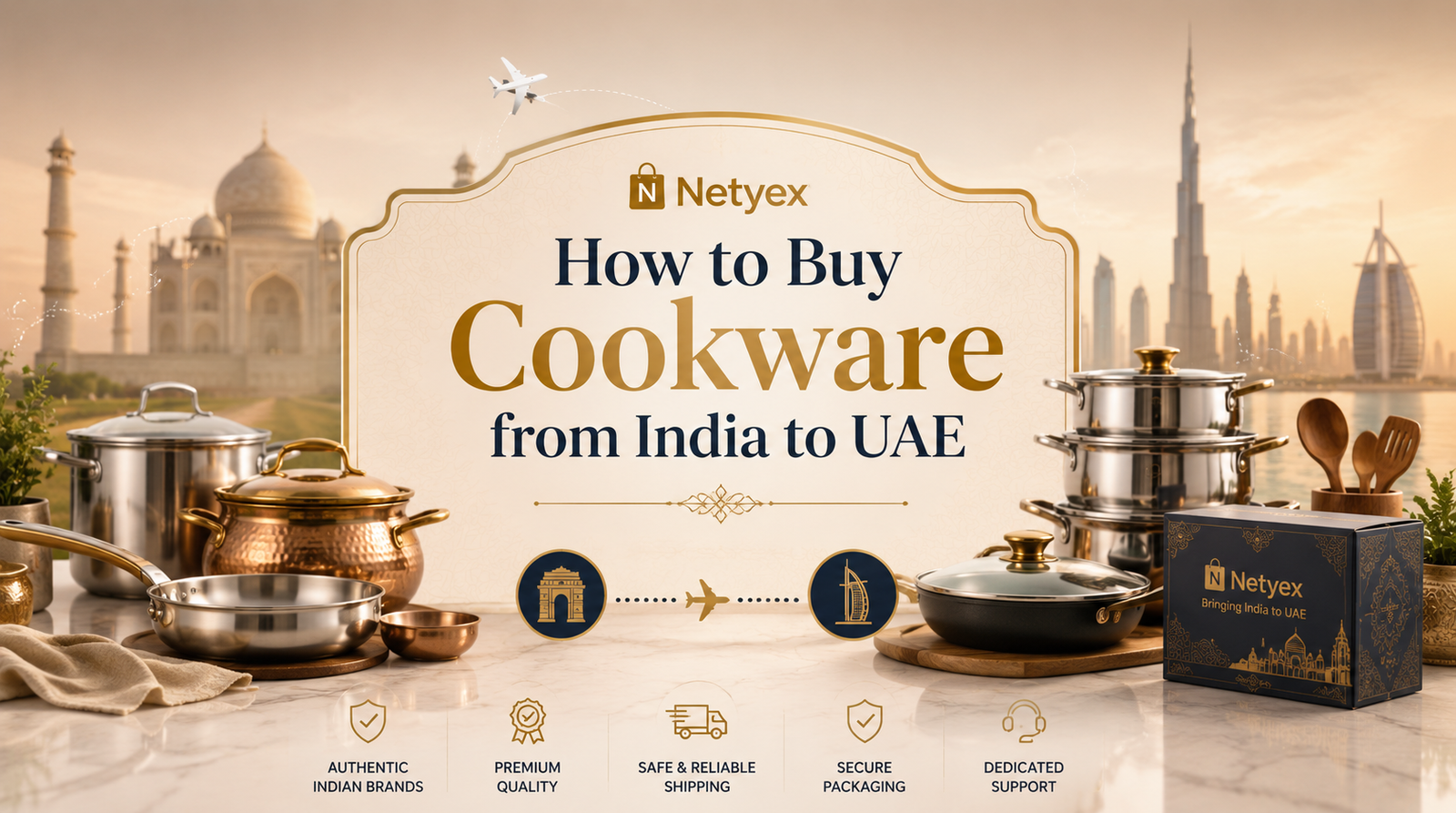How to Buy Cookware from India to UAE