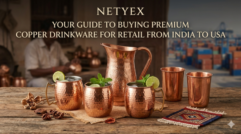 How to Buy Copper Drinkware for Retail from India to USA