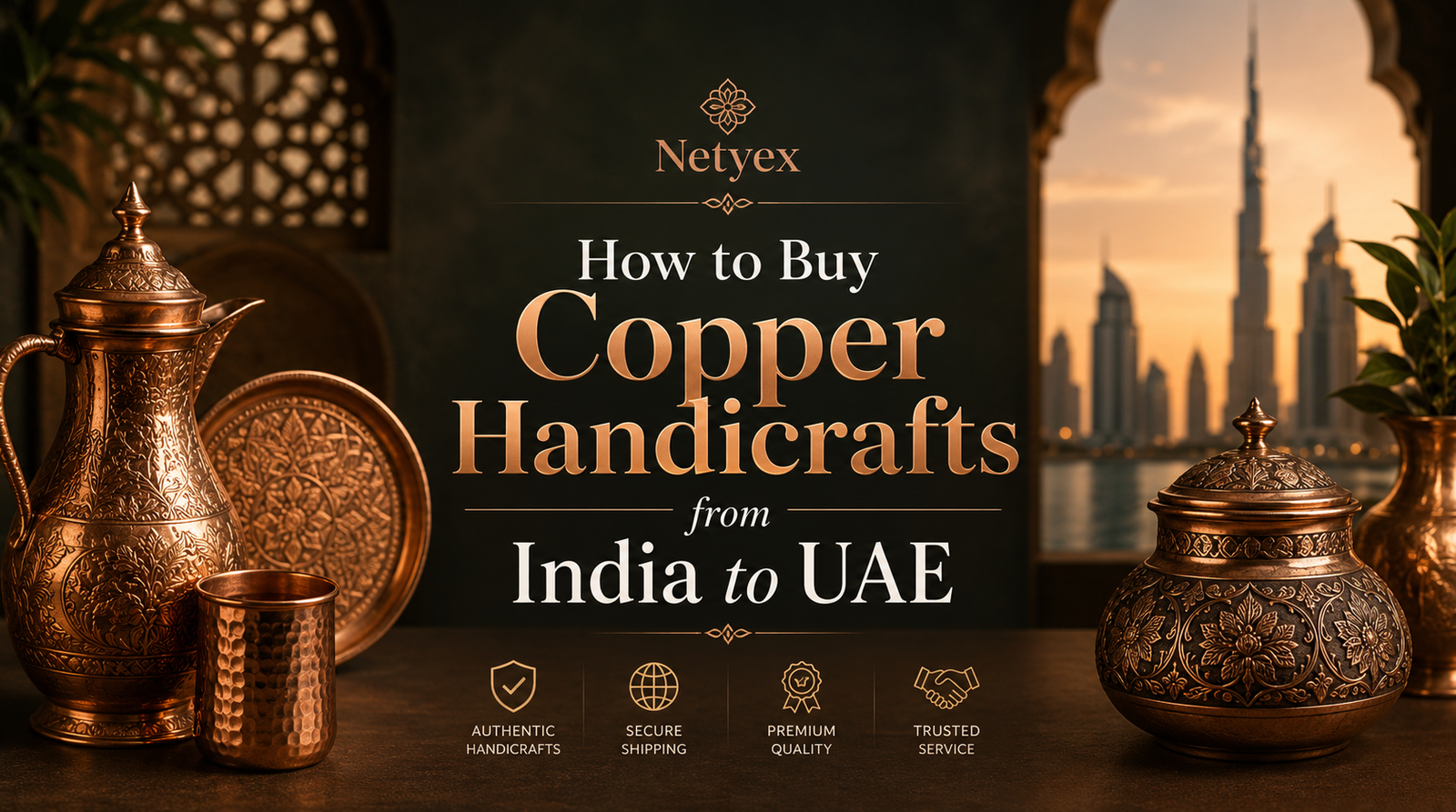 How to Buy Copper Handicrafts from India to UAE