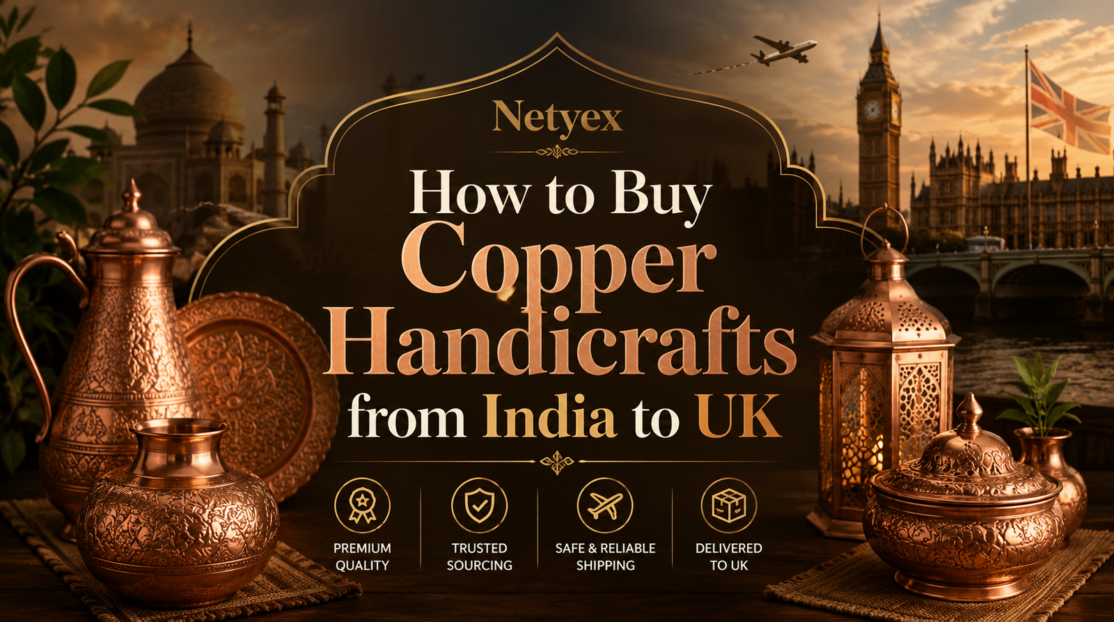 How to Buy Copper Handicrafts from India to UK