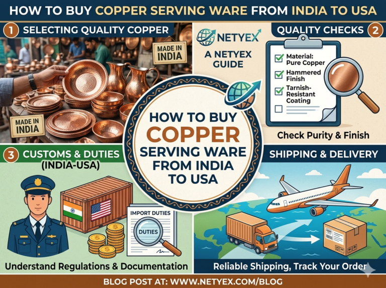 How to Buy Copper Serving Ware from India to USA