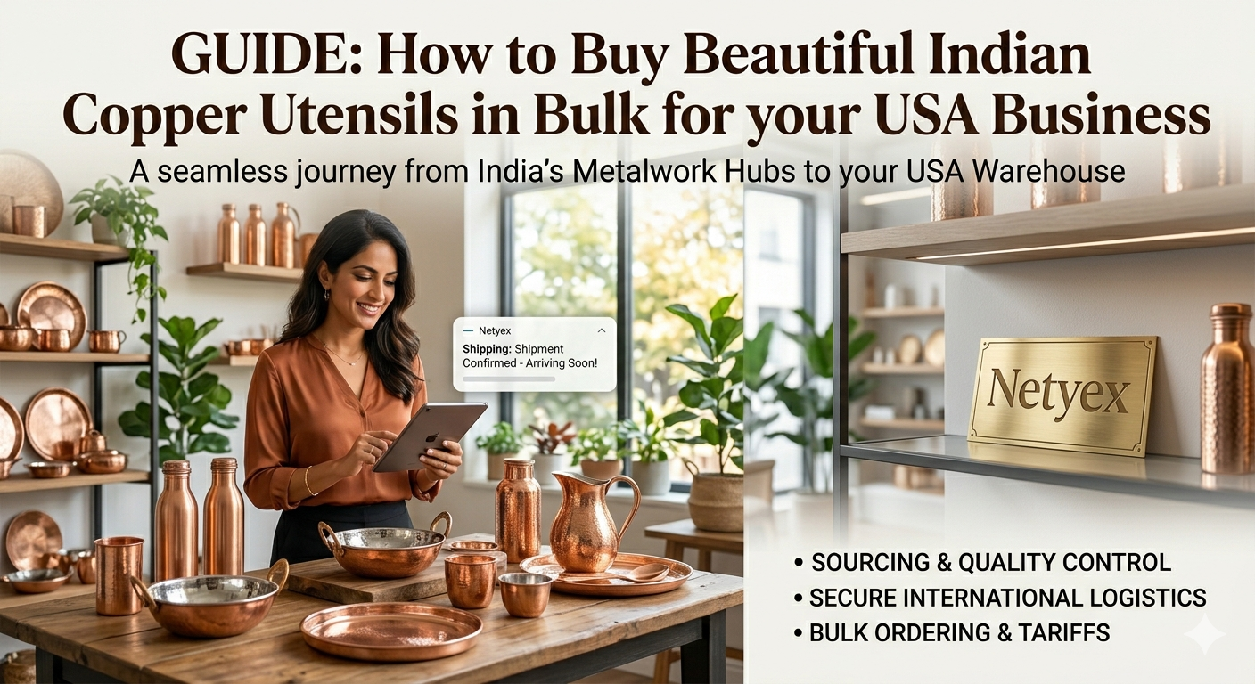 How to Buy Copper Utensils in Bulk from India to USA