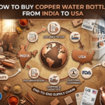 How to Buy Copper Water Bottles from India to USA