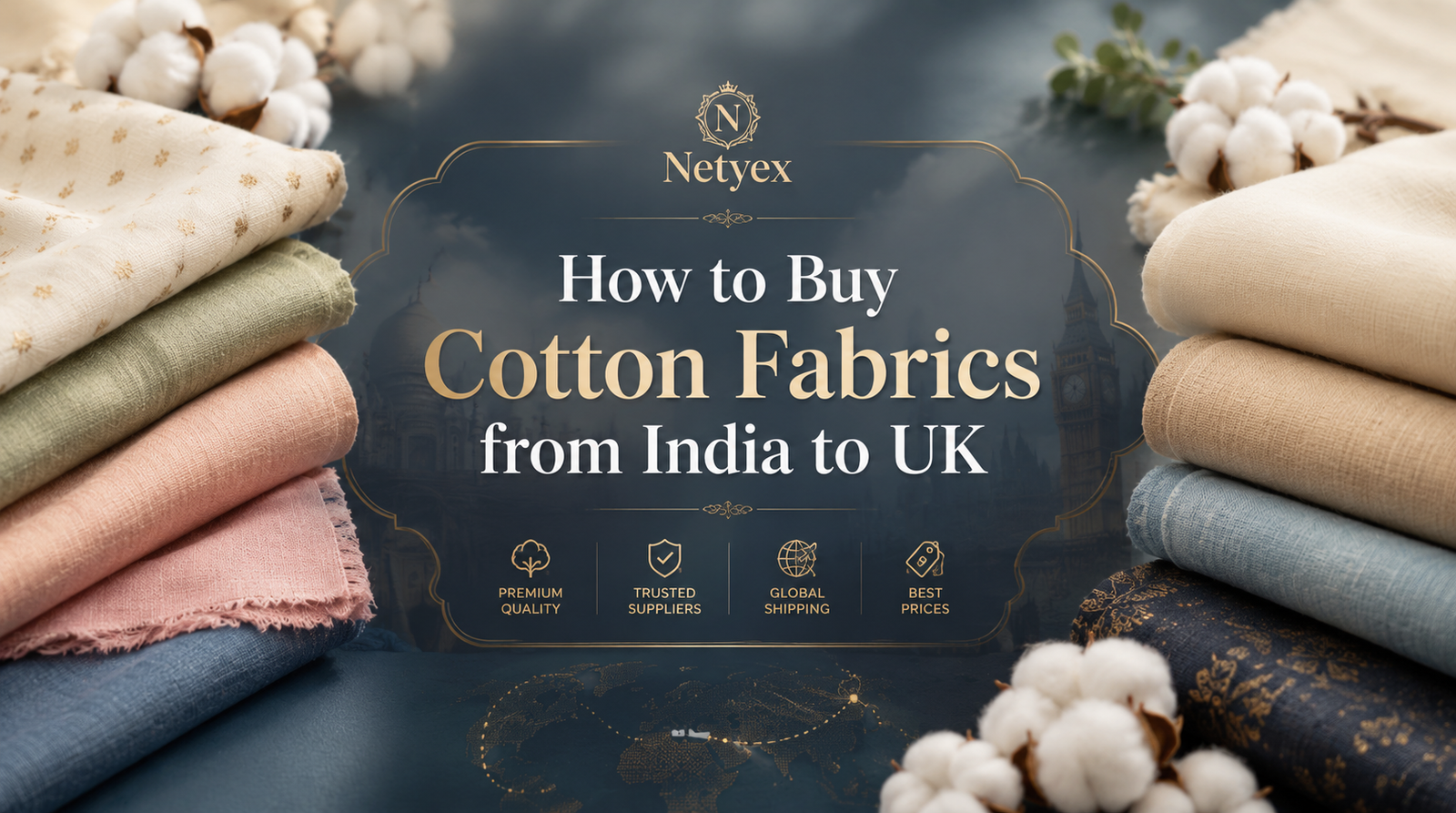 How to Buy Cotton Fabrics from India to UK