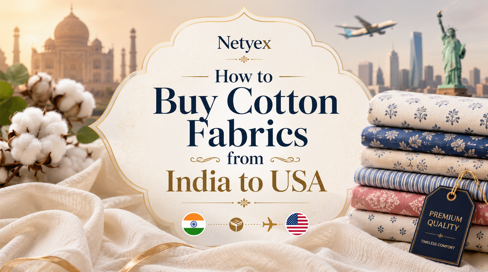 How to Buy Cotton Fabrics from India to USA