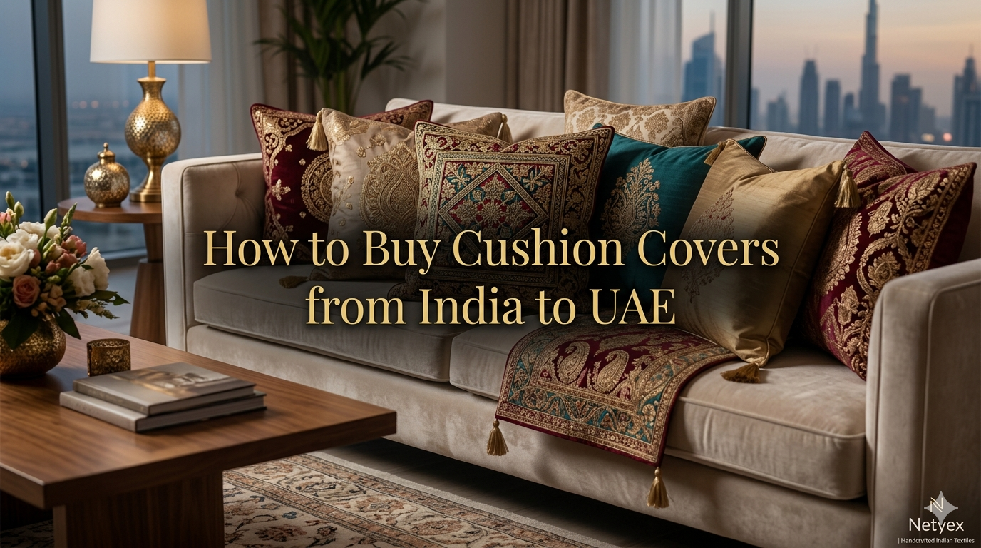 How to Buy Cushion Covers from India to UAE
