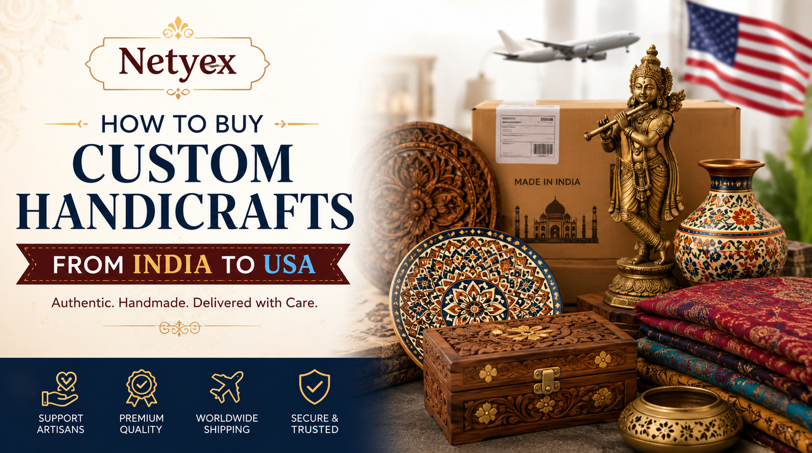 How to Buy Custom Handicrafts from India to USA