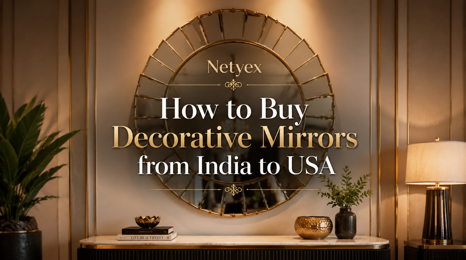 How to Buy Decorative Mirrors from India to USA