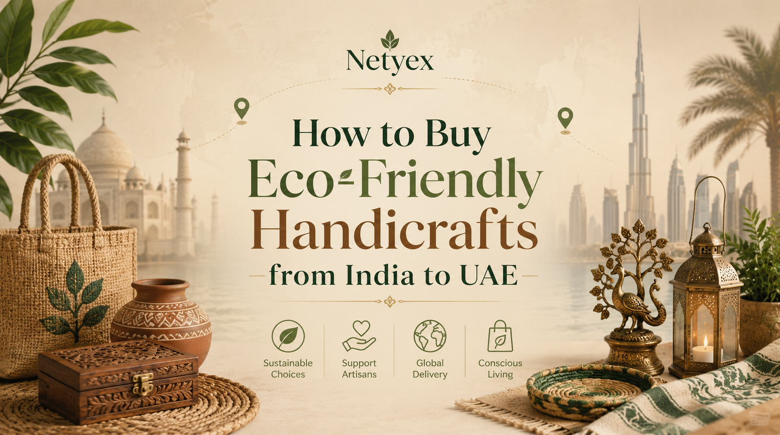 How to Buy Eco-Friendly Handicrafts from India to UAE