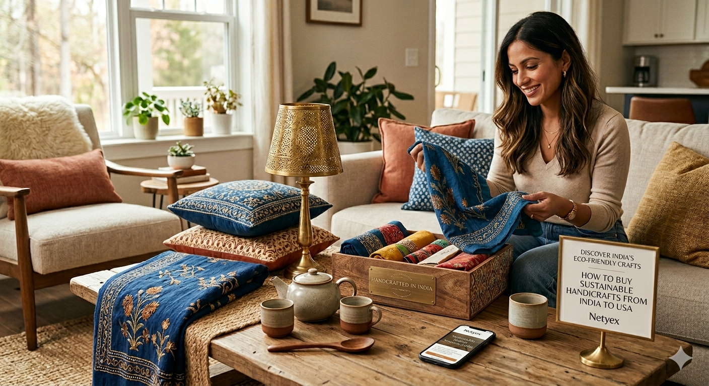 How to Buy Eco-Friendly Handicrafts from India to USA