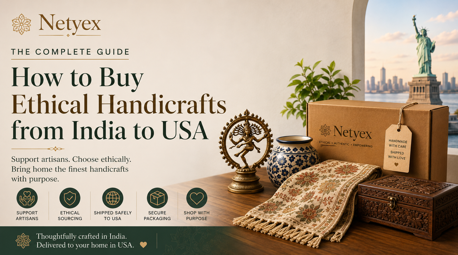 How to Buy Ethical Handicrafts from India to USA