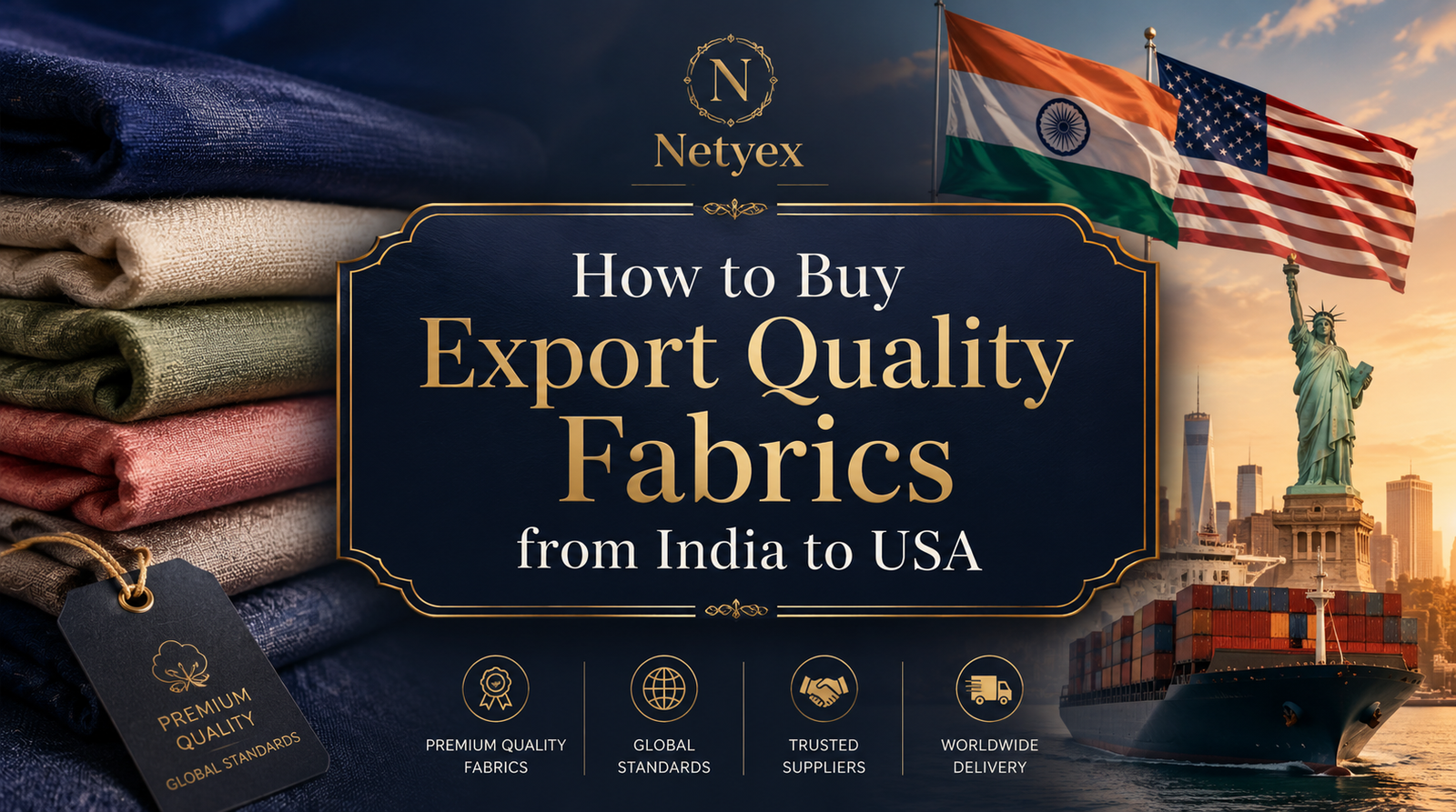 How to Buy Export Quality Fabrics from India to USA