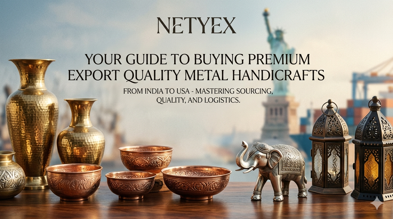 How to Buy Export Quality Metal Handicrafts from India to USA