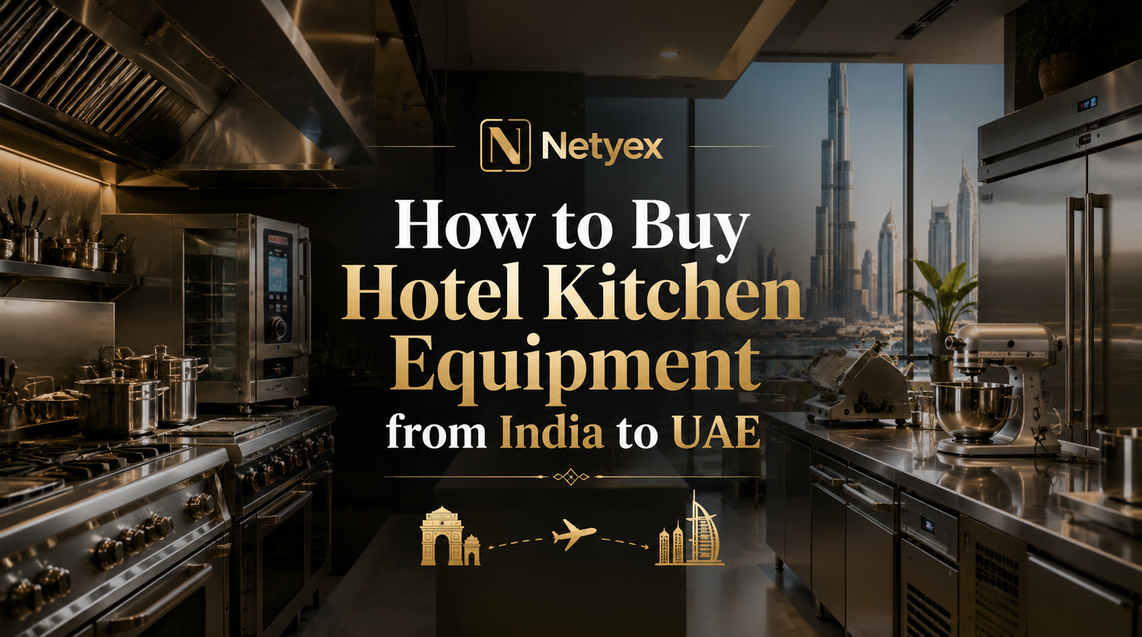 How to Buy Hotel Kitchen Equipment from India to UAE