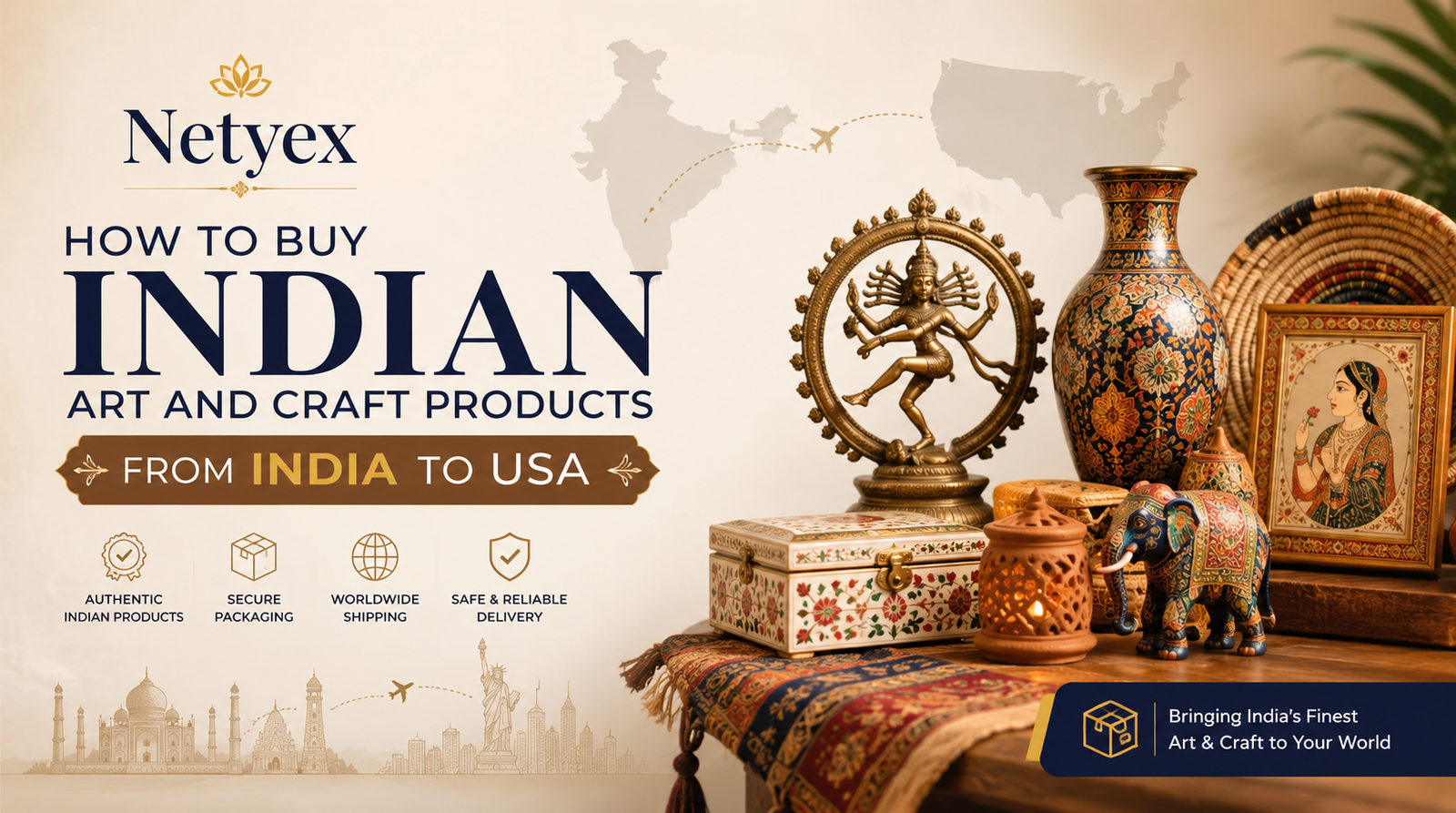 How to Buy Indian Art and Craft Products from India to USA