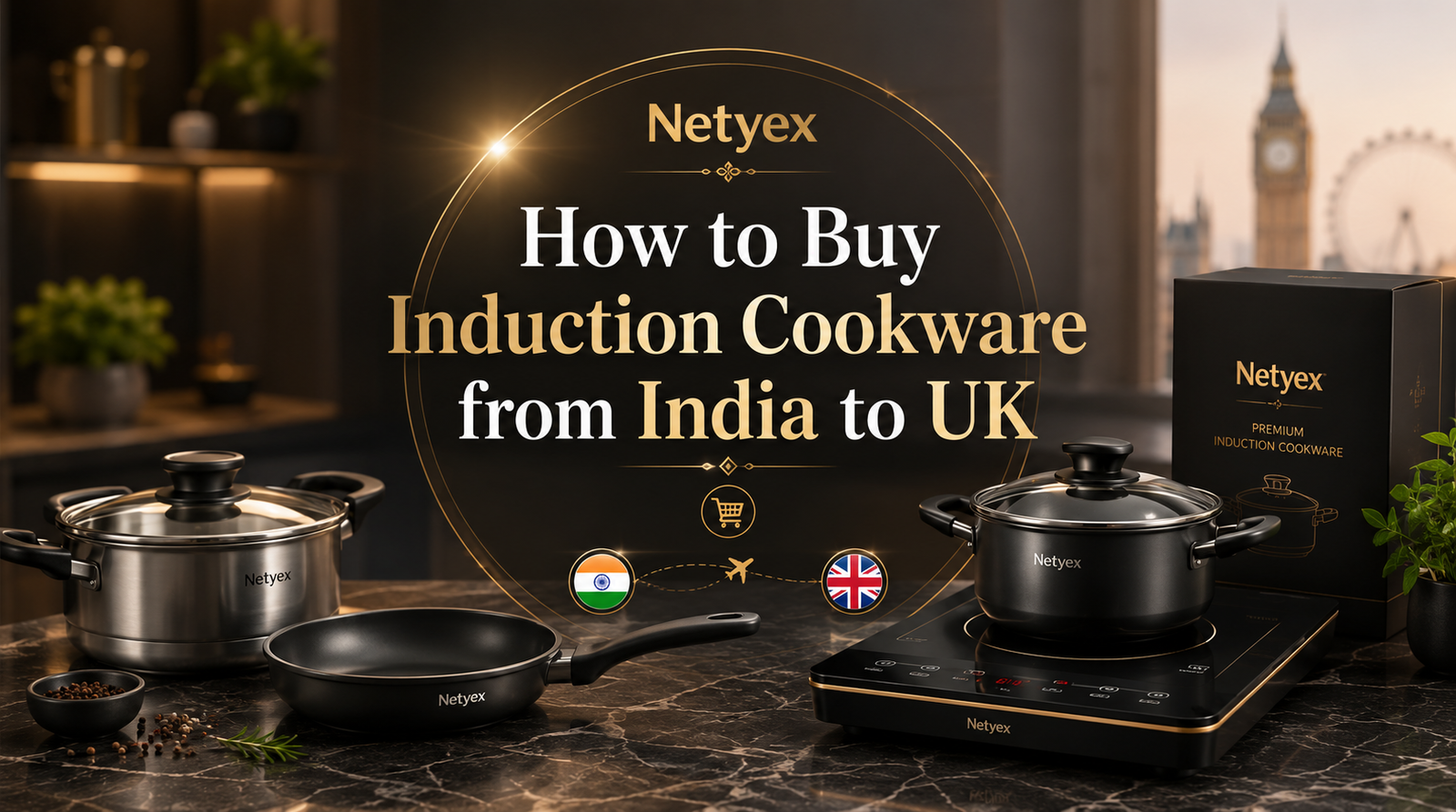 How to Buy Induction Cookware from India to UK