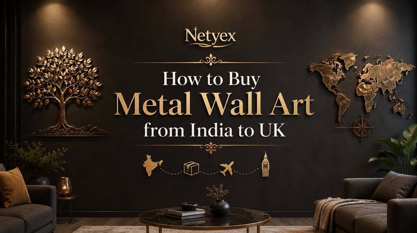 How to Buy Metal Wall Art from India to UK