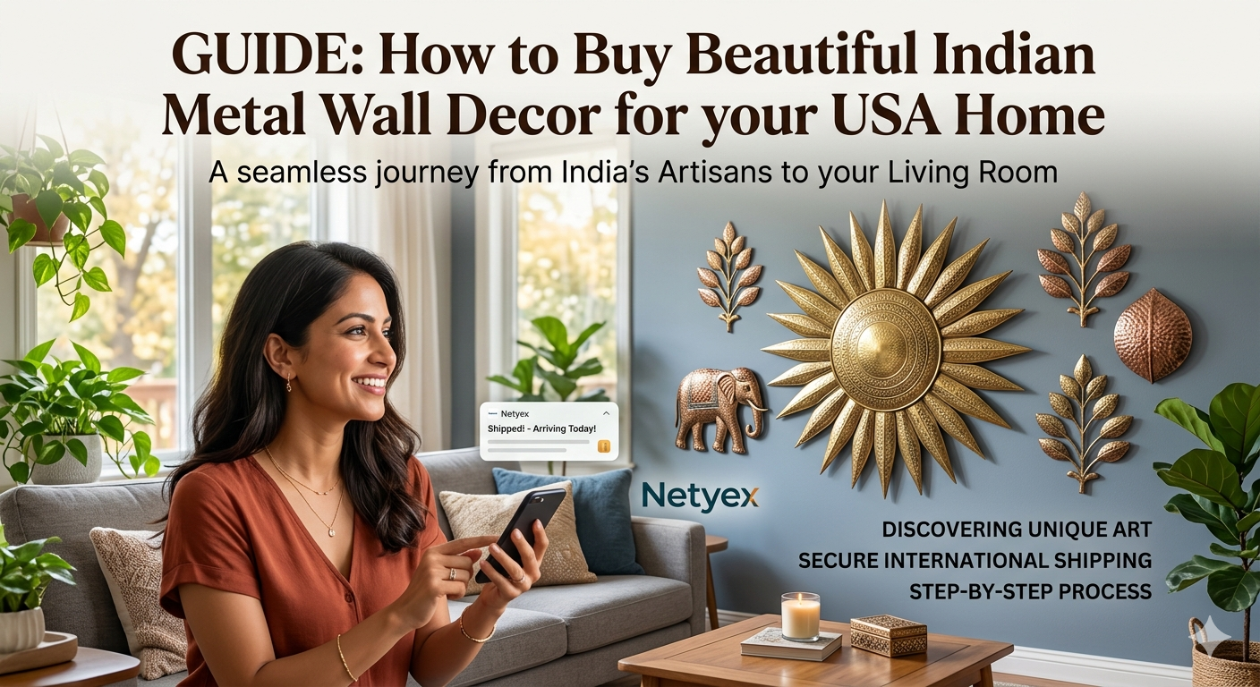 How to Buy Metal Wall Decor from India to USA