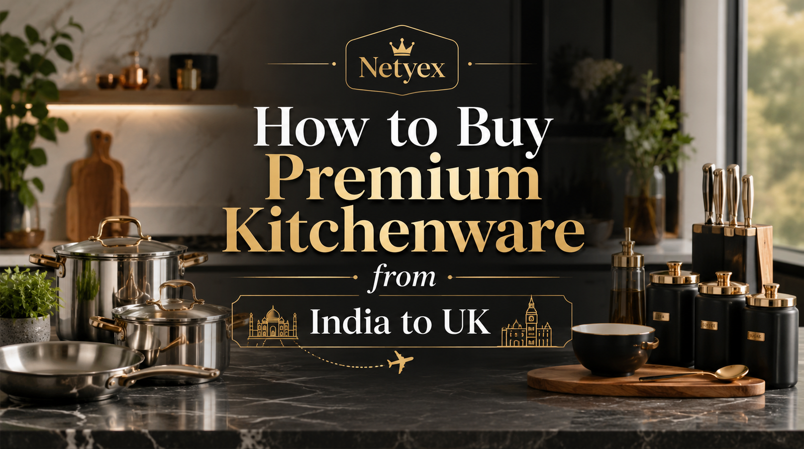 How to Buy Premium Kitchenware from India to UK