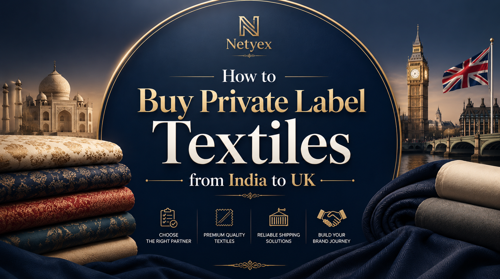 How to Buy Private Label Textiles from India to UK