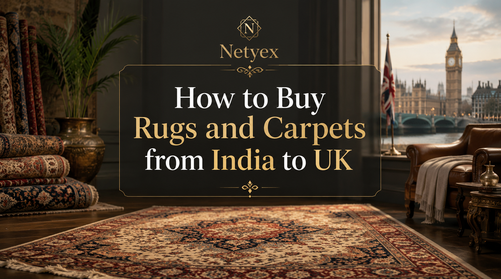 How to Buy Rugs and Carpets from India to UK