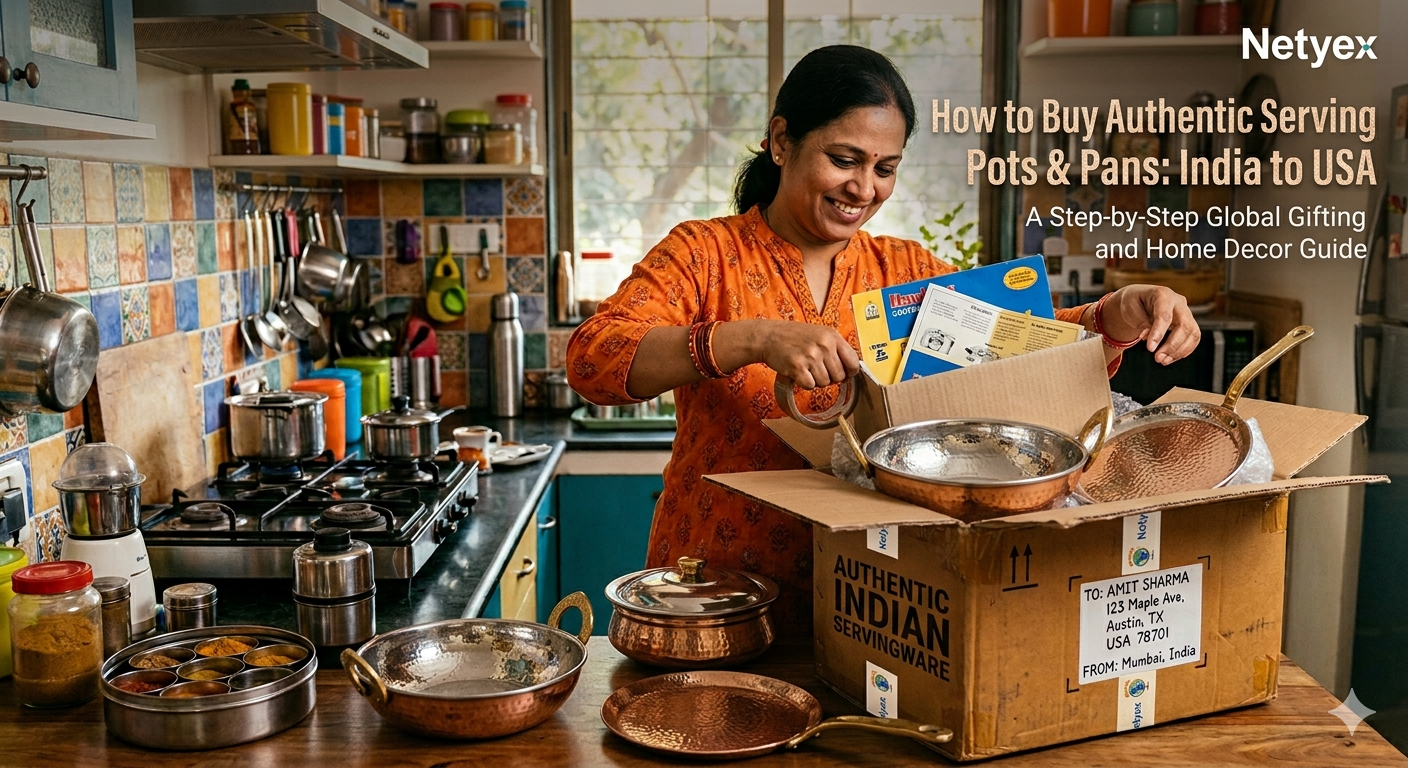 How to Buy Serving Pots and Pans from India to USA