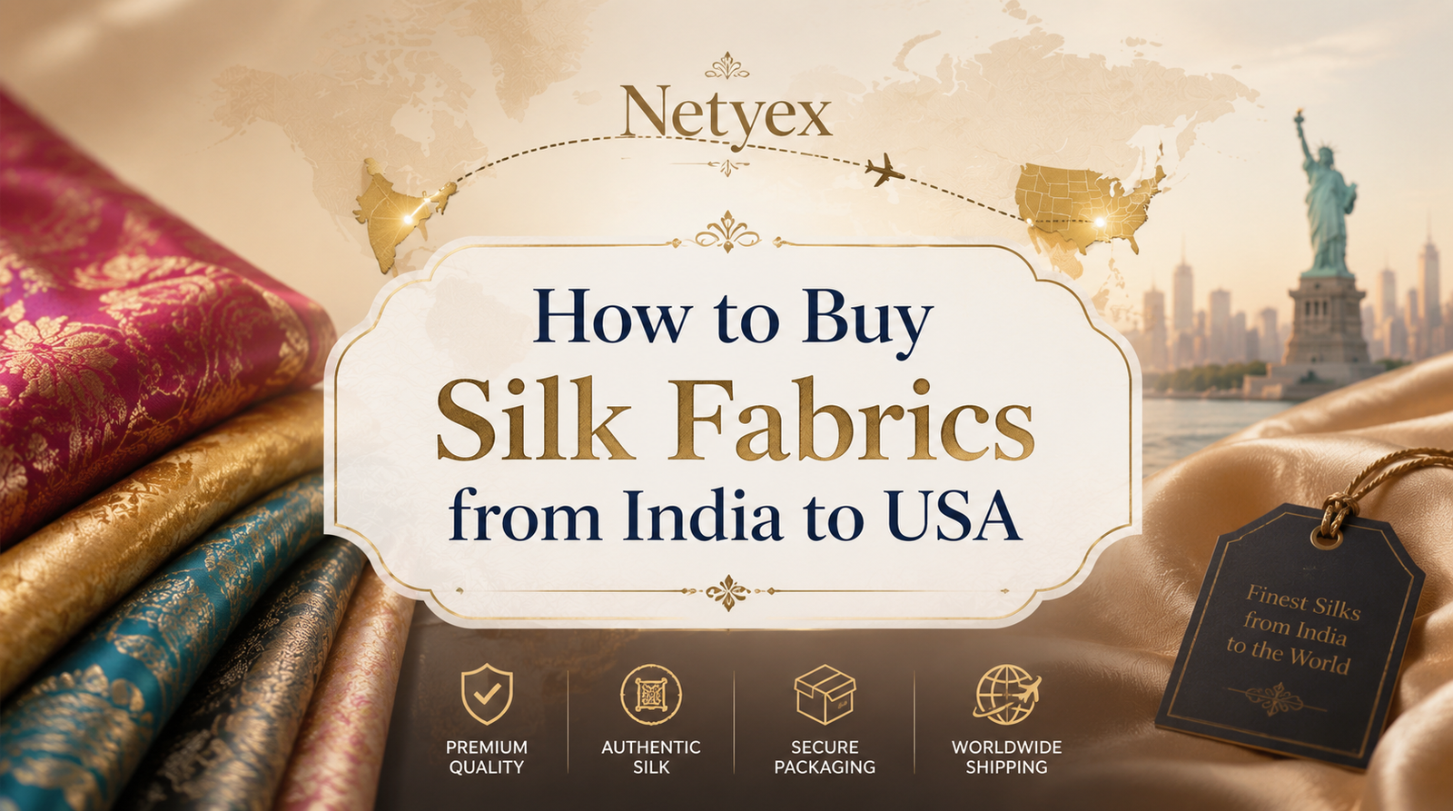 How to Buy Silk Fabrics from India to USA