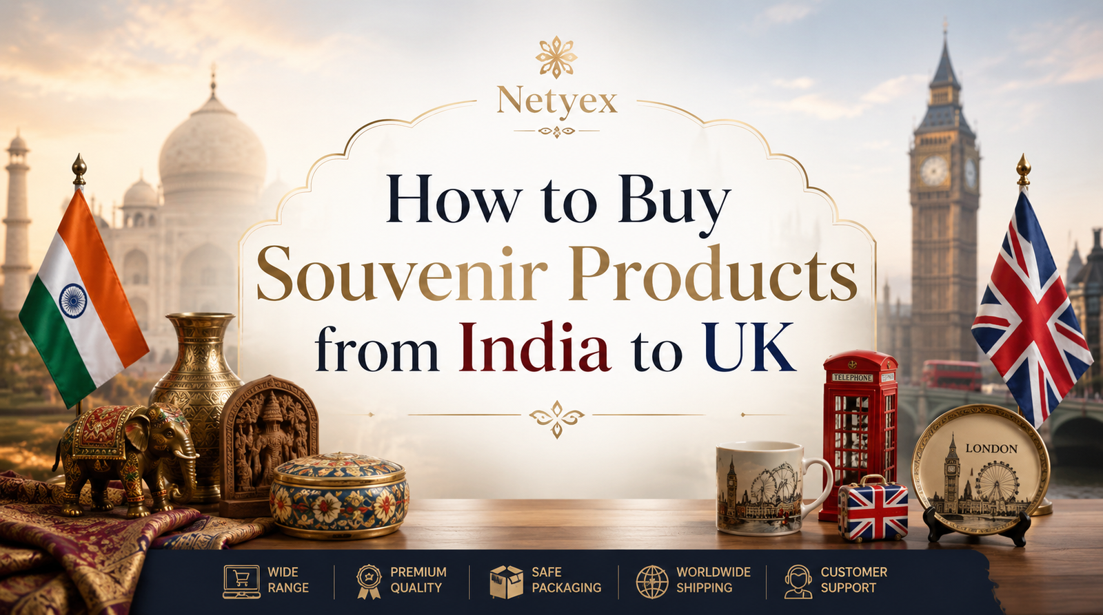 How to Buy Souvenir Products from India to UK