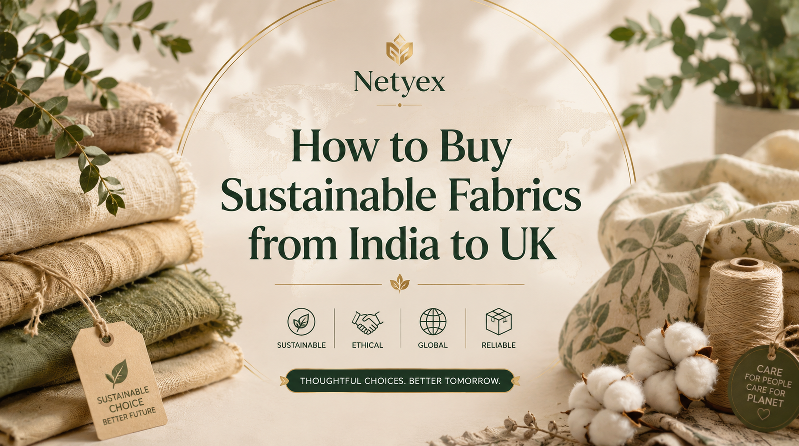 How to Buy Sustainable Fabrics from India to UK