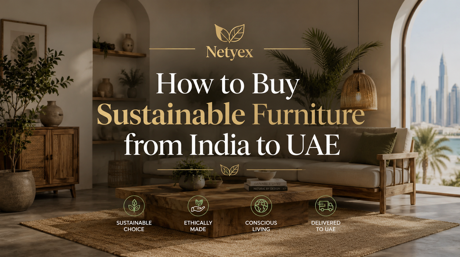 How to Buy Sustainable Furniture from India to UAE
