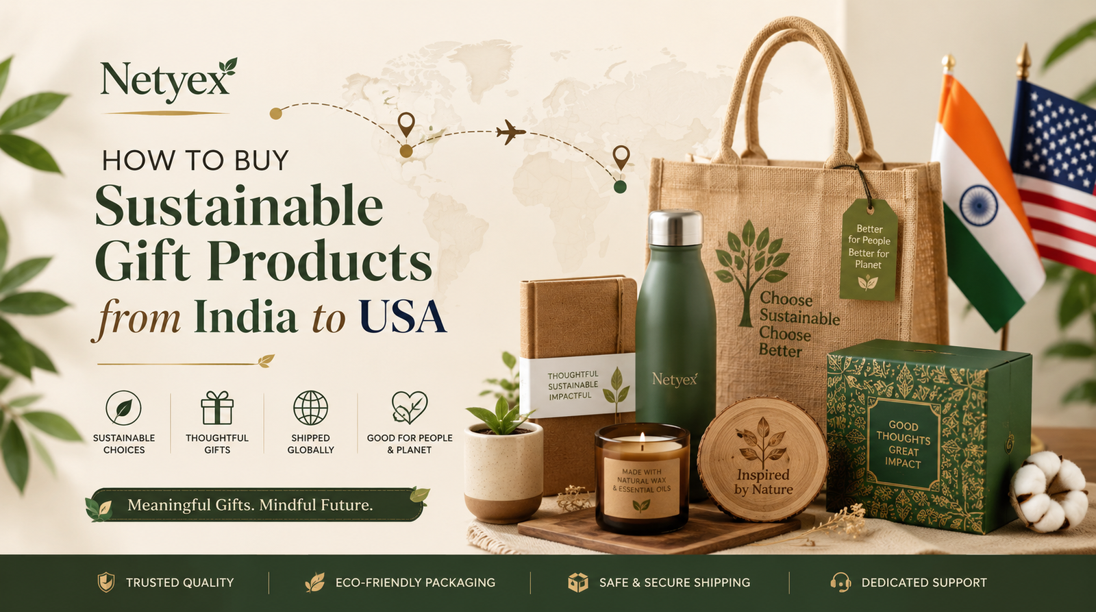 How to Buy Sustainable Gift Products from India to USA