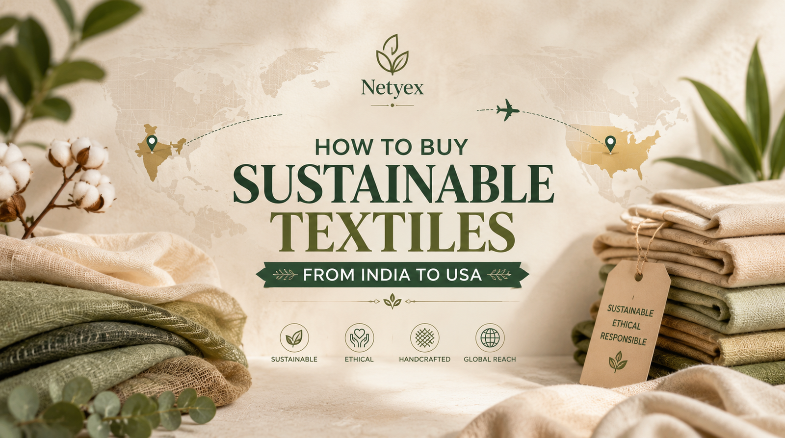 How to Buy Sustainable Textiles from India to USA