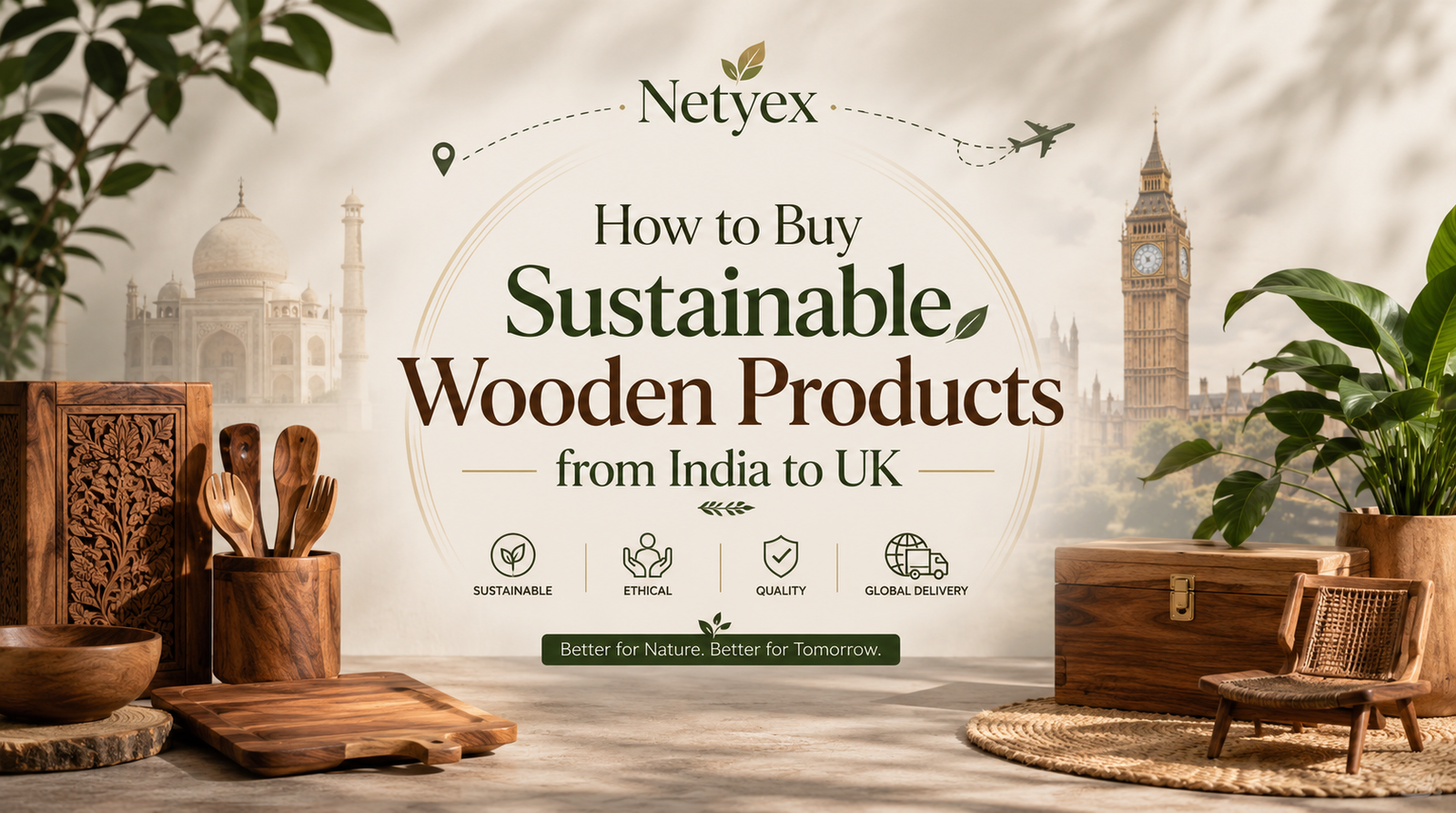 How to Buy Sustainable Wooden Products from India to UK