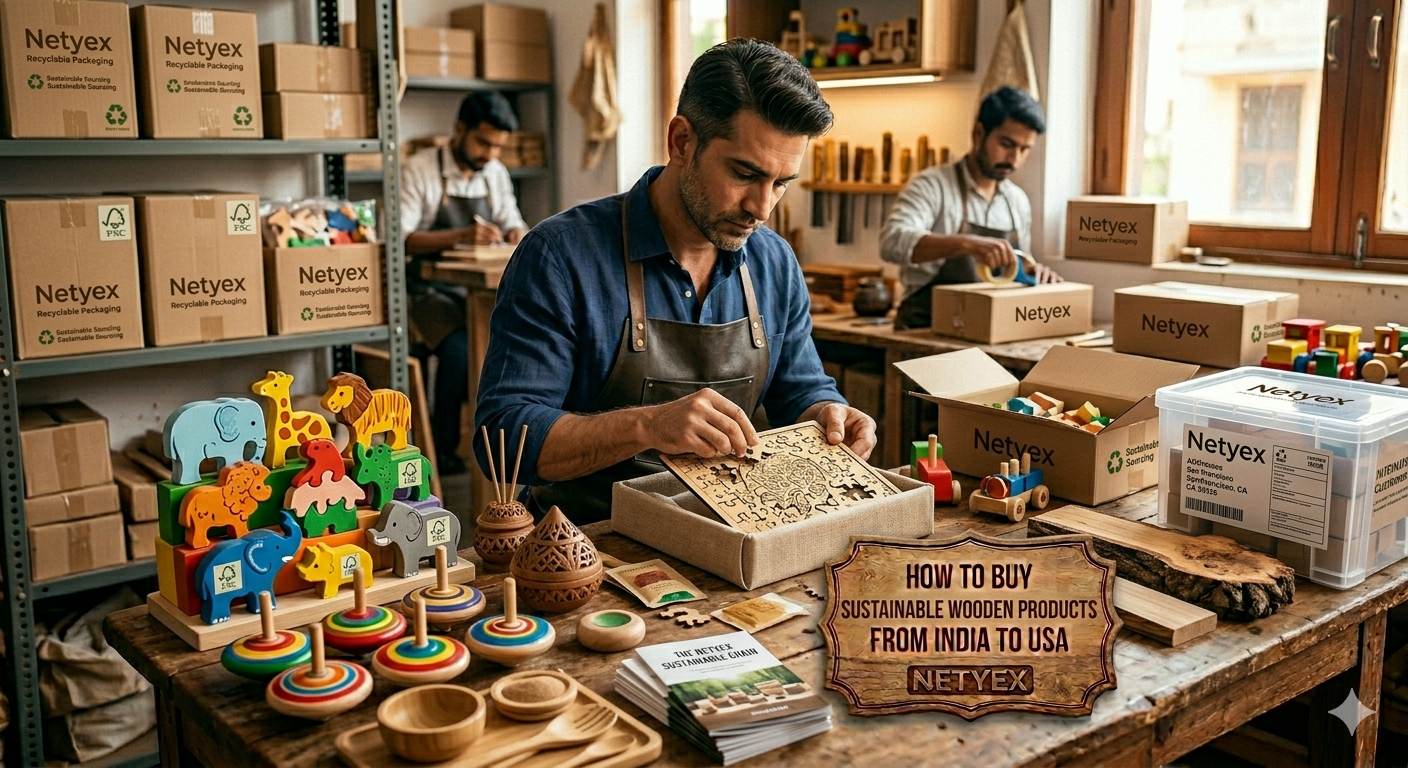 How to Buy Sustainable Wooden Products from India to USA
