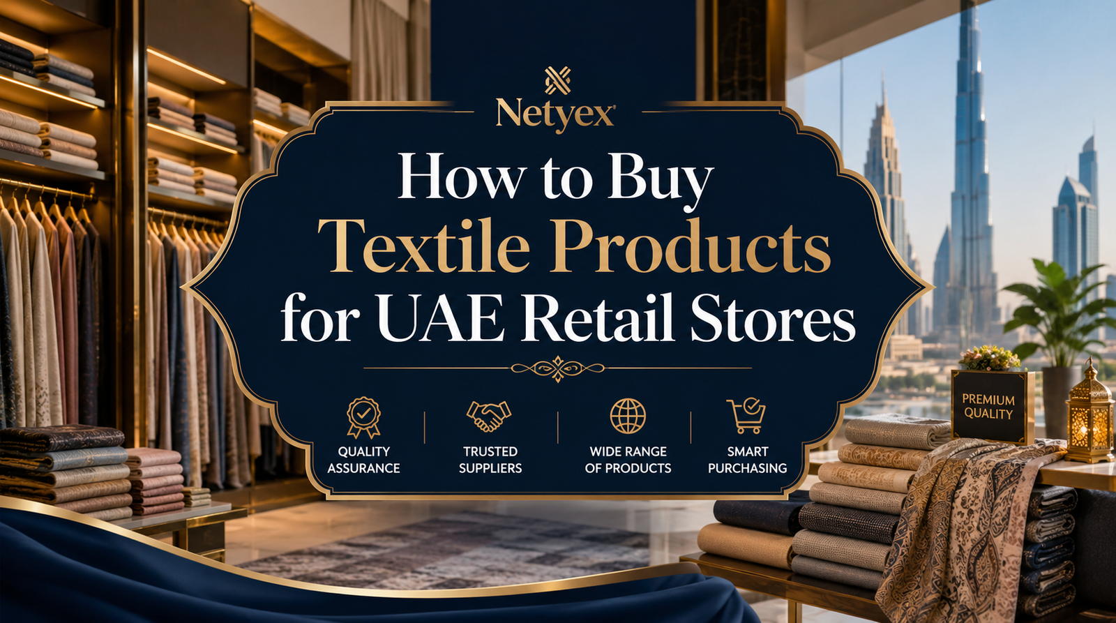 How to Buy Textile Products for UAE Retail Stores
