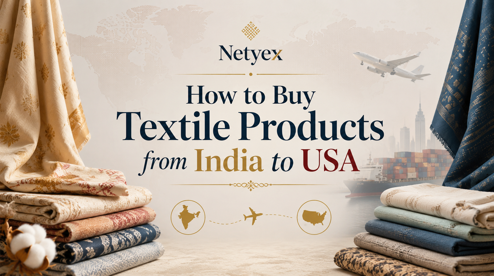 How to Buy Textile Products from India to USA