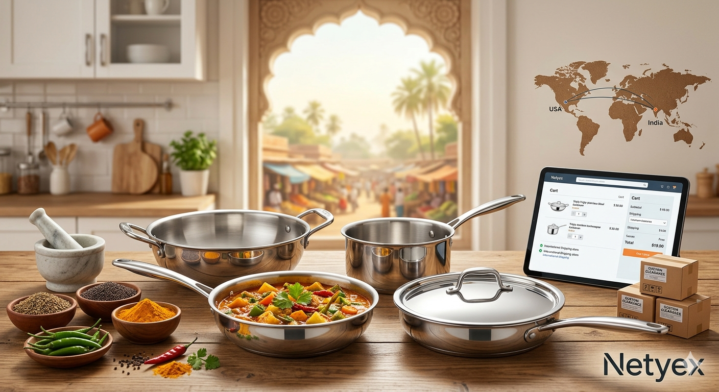 How to Buy Triply Cookware from India to USA