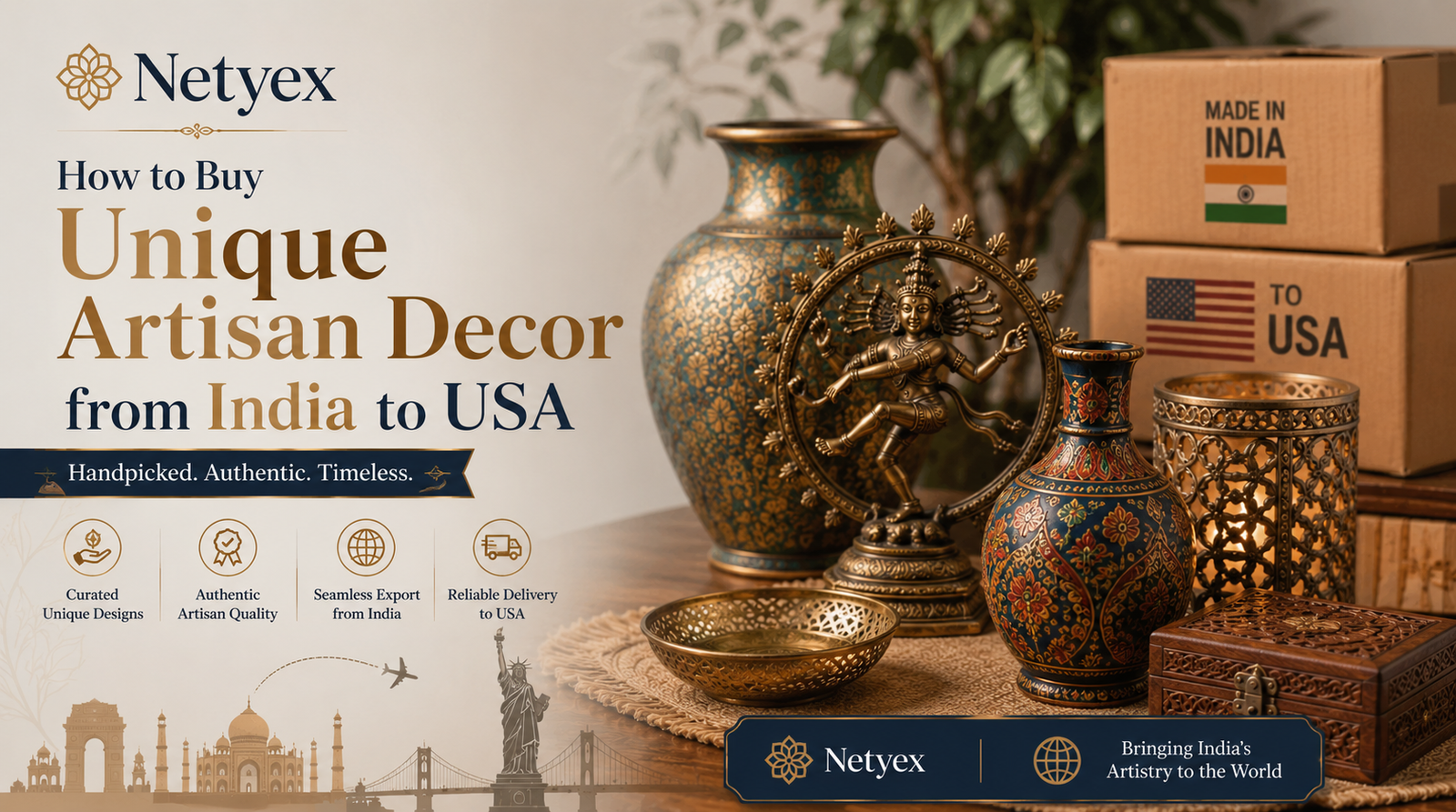 How to Buy Unique Artisan Decor from India to USA