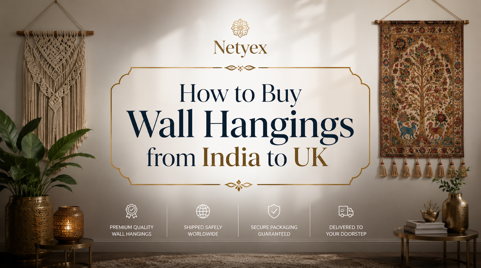 How to Buy Wall Hangings from India to UK